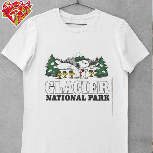 Peanuts Snoopy x Glacier National Park shirt