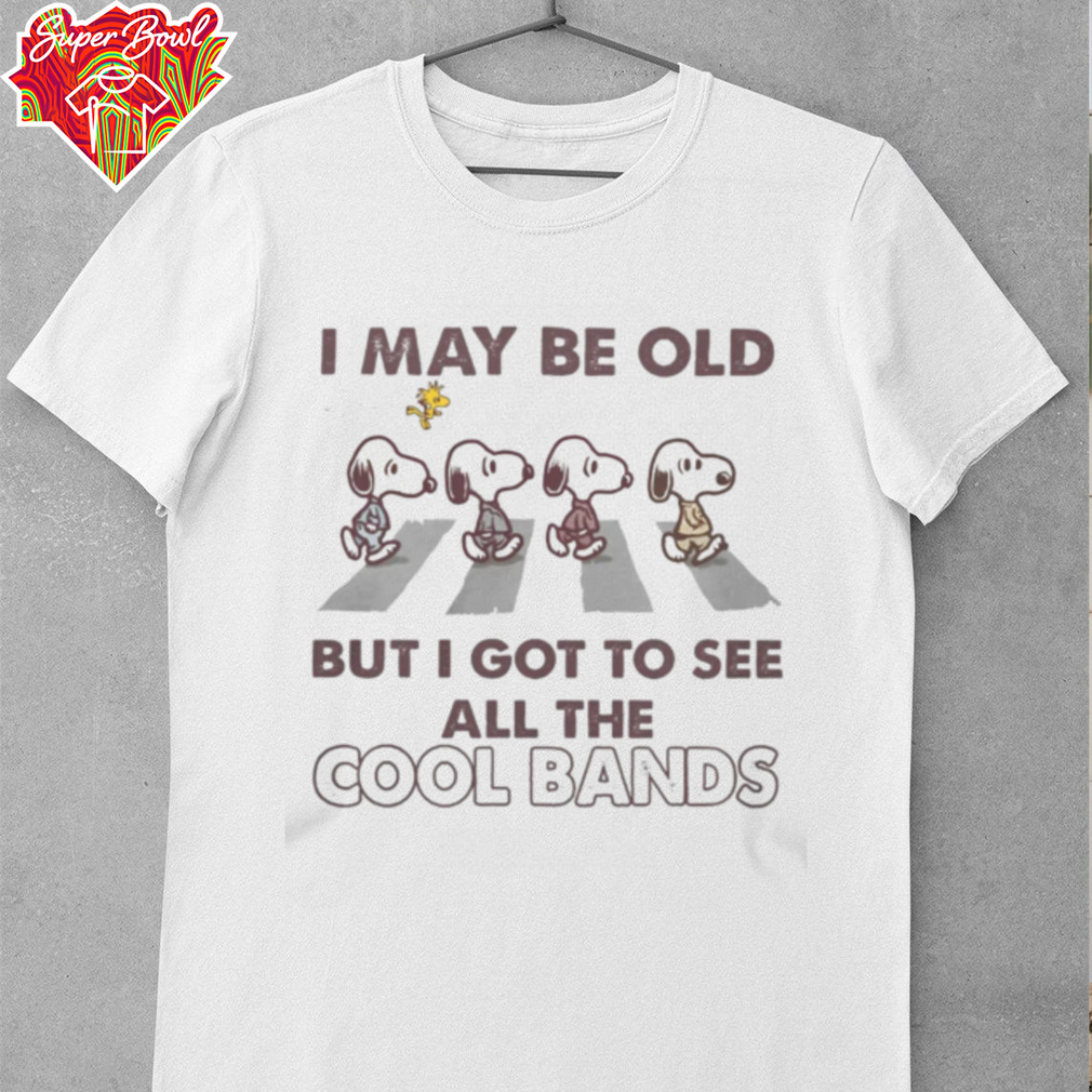 Peanuts Snoopy x Woodstock Abbey Road I May Be Old But I Got To See All The Cool Bands 2024 Hoodie Peanuts Snoopy x Woodstock Abbey Road I May Be Old But I Got To See All The Cool Bands 2024 Hoodie
