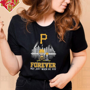 Pirates Shop Snoopy Pittsburgh Pirates Baseball Team Skyline Forever T Shirt