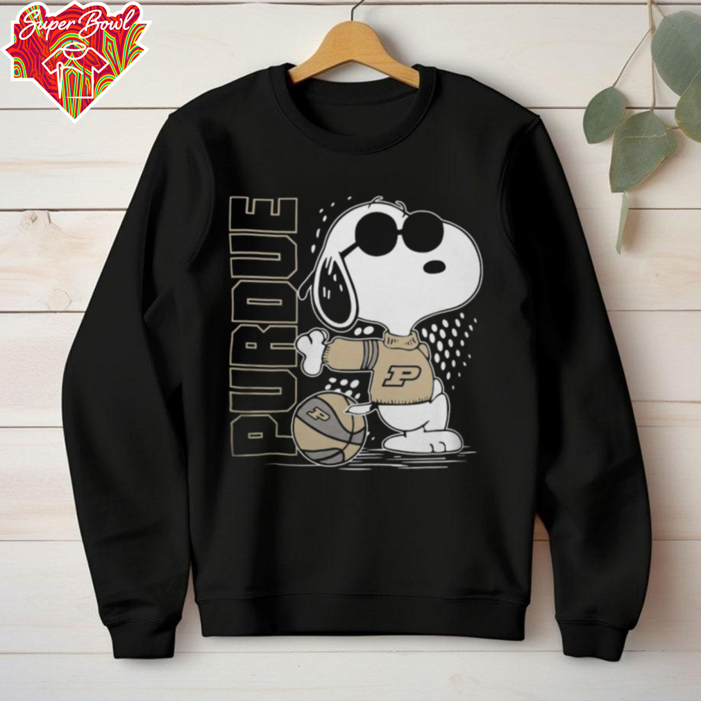 Purdue Boilermakers Basketball Snoopy The Peanuts 2025 Hoodie Purdue Boilermakers Basketball Snoopy The Peanuts 2025 Hoodie