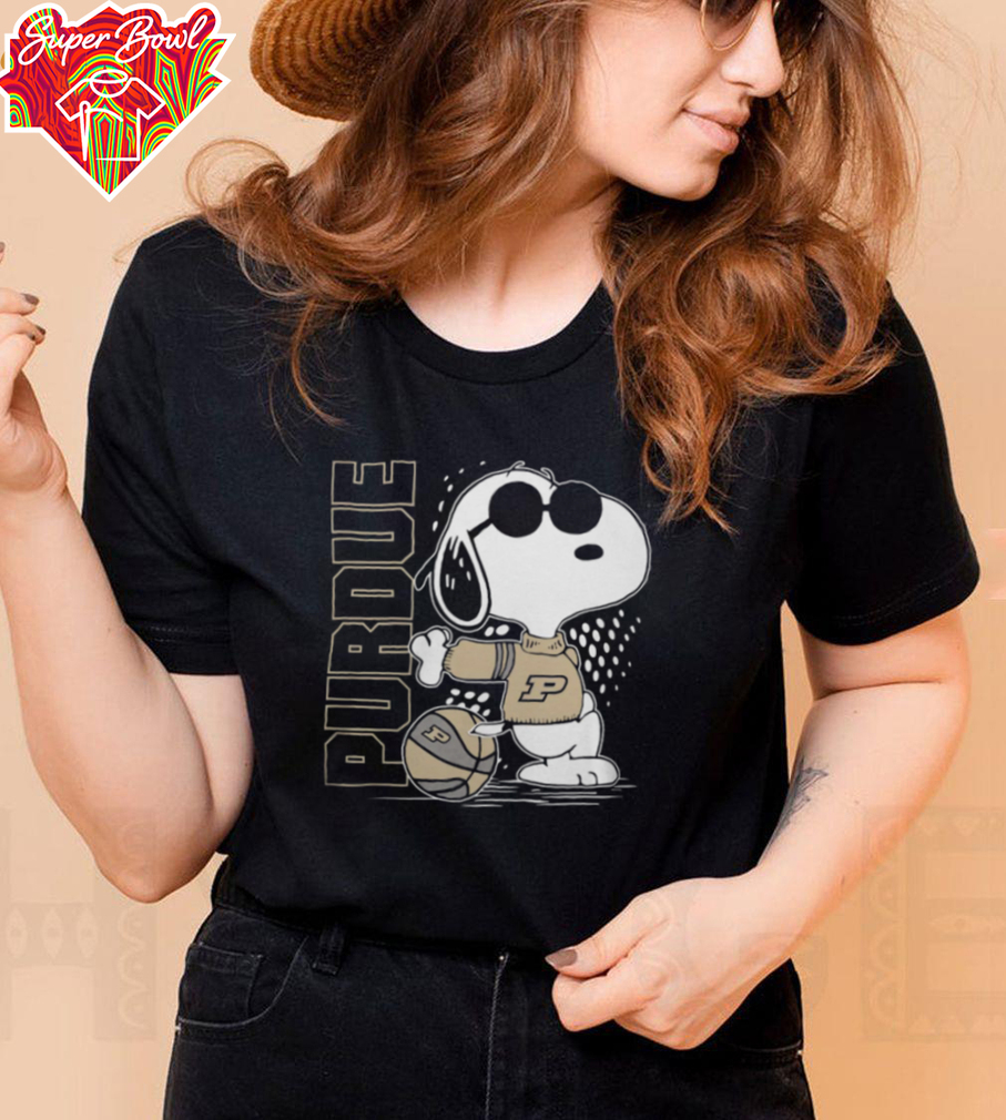 Purdue Boilermakers Basketball Snoopy The Peanuts 2025 Hoodie Purdue Boilermakers Basketball Snoopy The Peanuts 2025 Hoodie