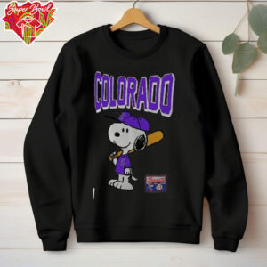Ripple Junction Men's Snoopy Colorado Baseball Graphic T Shirt