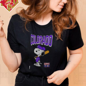 Ripple Junction Men's Snoopy Colorado Baseball Graphic T Shirt