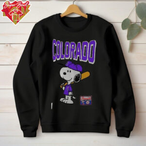 Ripple Junction Men's Snoopy Colorado Baseball Graphic T Shirt