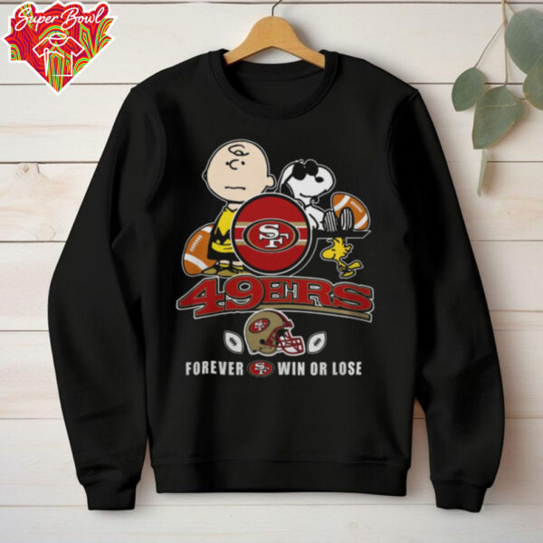 San Francisco 49ers X Peanuts Snoopy And Charlie Forever Not Just When We Win Tee
