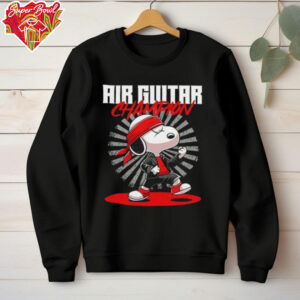 Snoopy Air Guitar Champion shirt