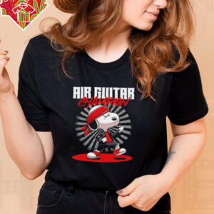 Snoopy Air Guitar Champion shirt