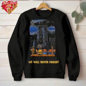 Snoopy And Woodstock 9 11 2024 We Will Never Forget Shirt