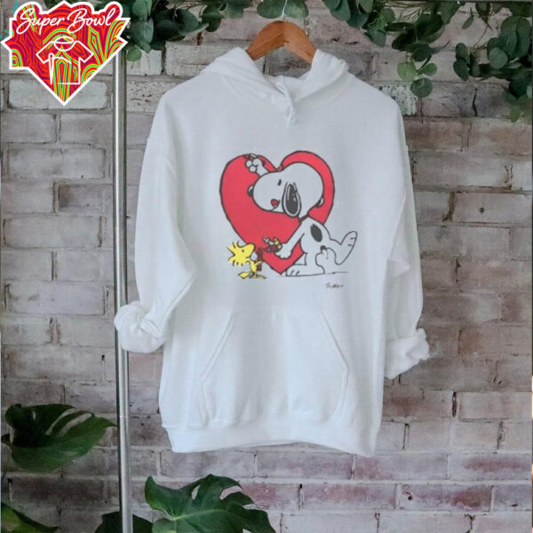 Snoopy Drawing Heart Cute Shirt