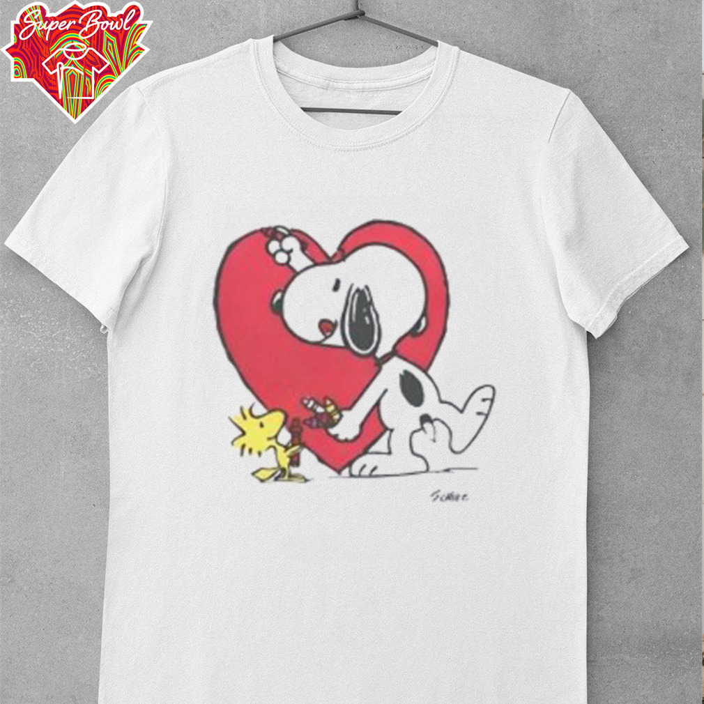 Snoopy Drawing Heart Cute Shirt Snoopy Drawing Heart Cute Shirt