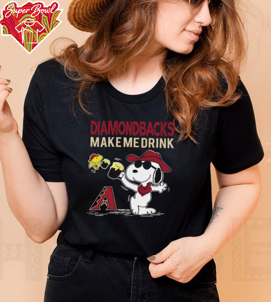 Snoopy For Arizona Diamondbacks Fans Tank Top shirt Snoopy For Arizona Diamondbacks Fans Tank Top shirt