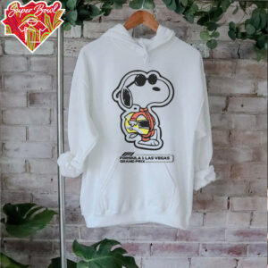 Snoopy Formula 1 x Peanuts 2024 Las Vegas Grand Prix Joe Cool T Shirt