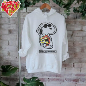 Snoopy Formula 1 x Peanuts 2024 Las Vegas Grand Prix Joe Cool T Shirts