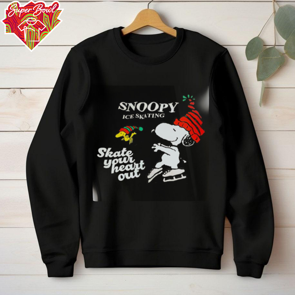 Snoopy Ice Skating Skate Heart Out shirt Snoopy Ice Skating Skate Heart Out shirt