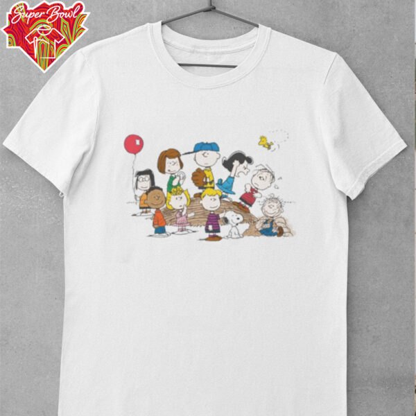 Snoopy Merch Peanuts Gang Baseball Mound Shirt
