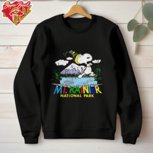 Snoopy Peanuts Mount Rainier National Park shirt