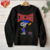 Peanuts Snoopy Los Angeles Dodgers On Car Shirt
