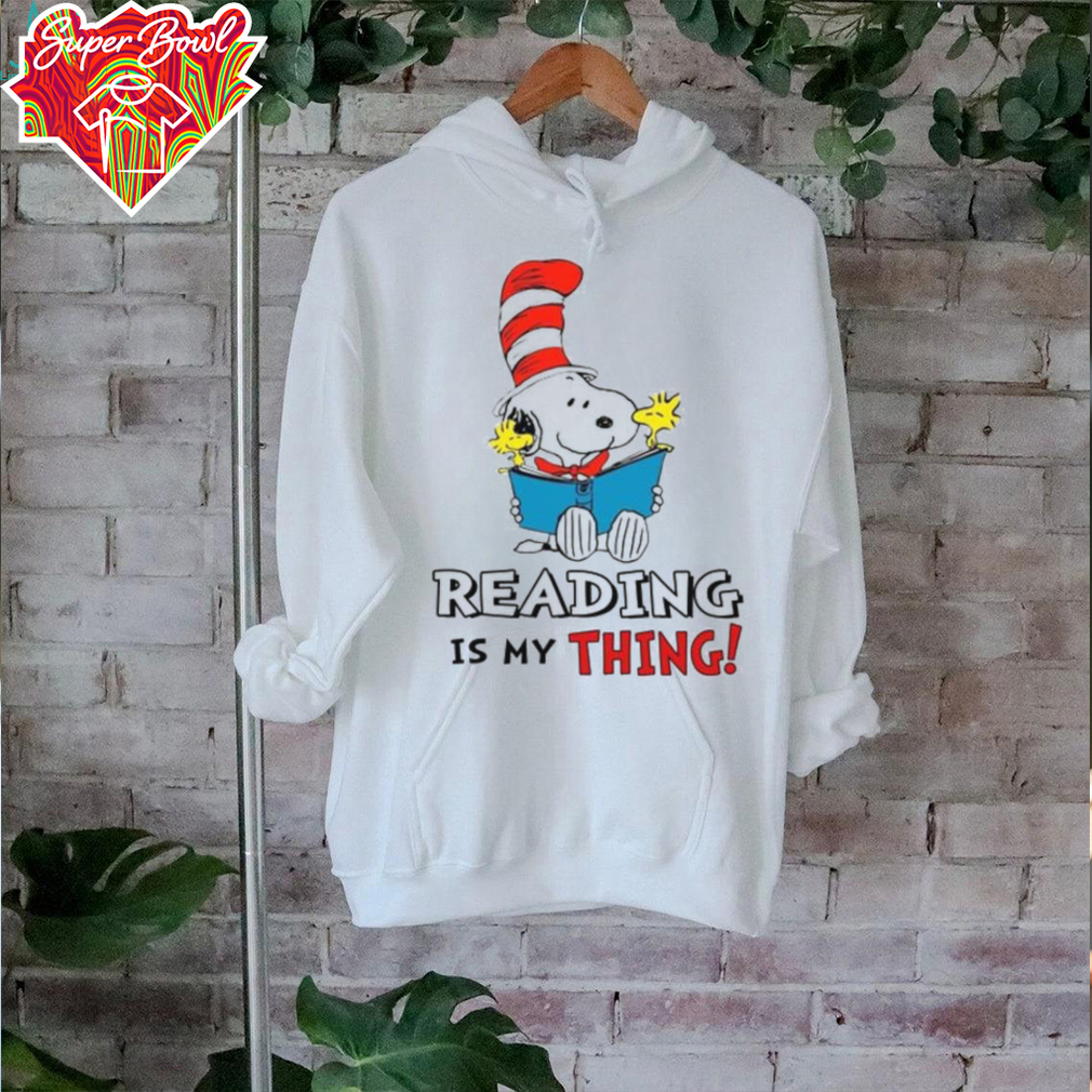 Snoopy Seuss – Reading Is My Thing Shirt Snoopy Seuss – Reading Is My Thing Shirt