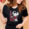 Snoopy The Peanuts Wisconsin Badgers Basketball Hoodie