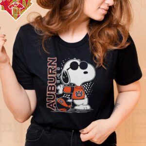Snoopy The Peanuts Auburn Tigers Basketball Shirt