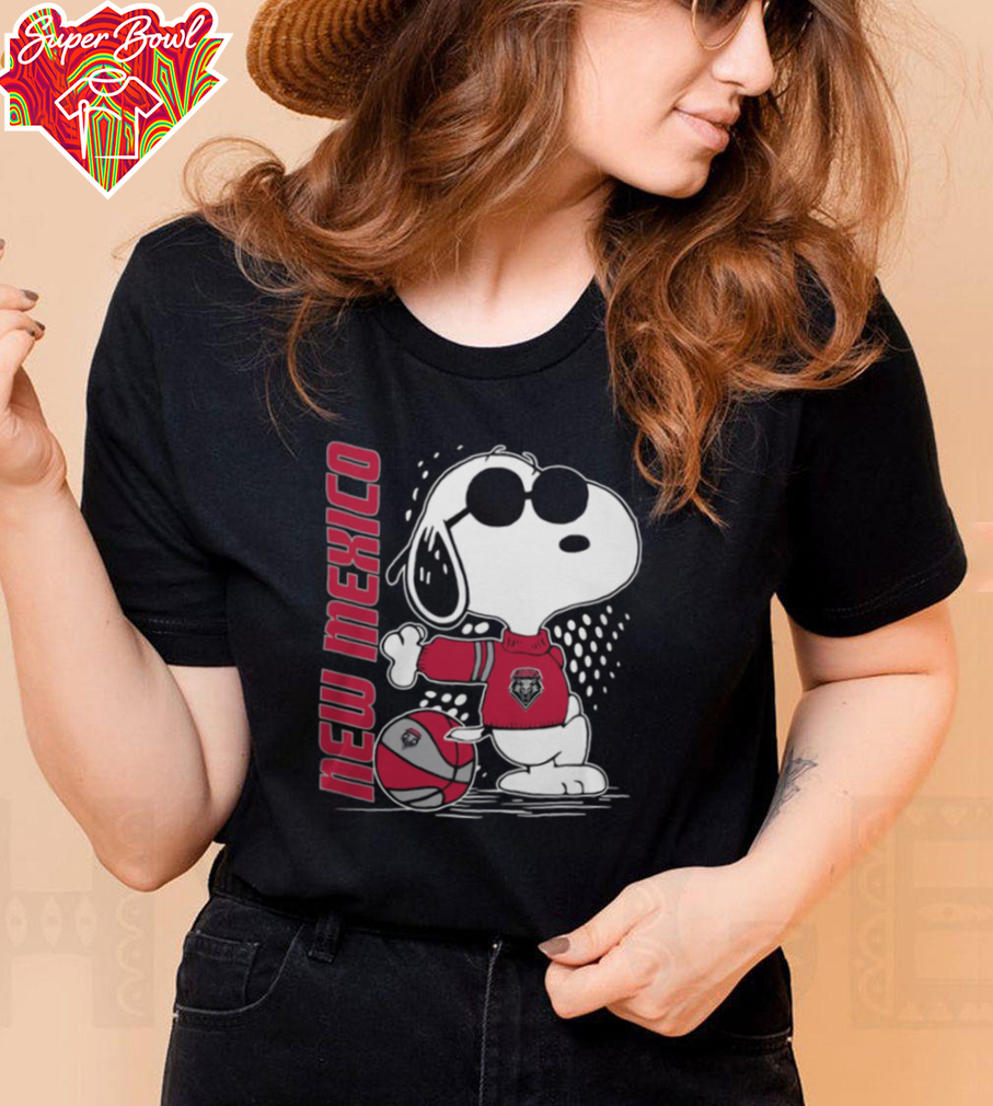 Snoopy The Peanuts New Mexico Lobos Basketball Shirt Snoopy The Peanuts New Mexico Lobos Basketball Shirt