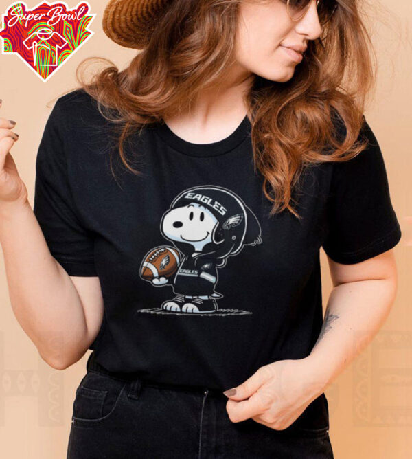 Snoopy Wears Philadelphia Eagles Tee 2025