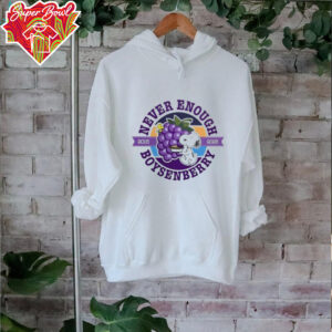 Snoopy never enough boysenberry shirt