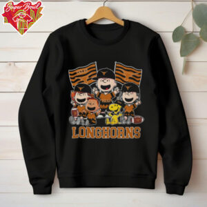 Texas Longhorns Shop Snoopy Charlie Brown And Friends Longhorns Flags T Shirt