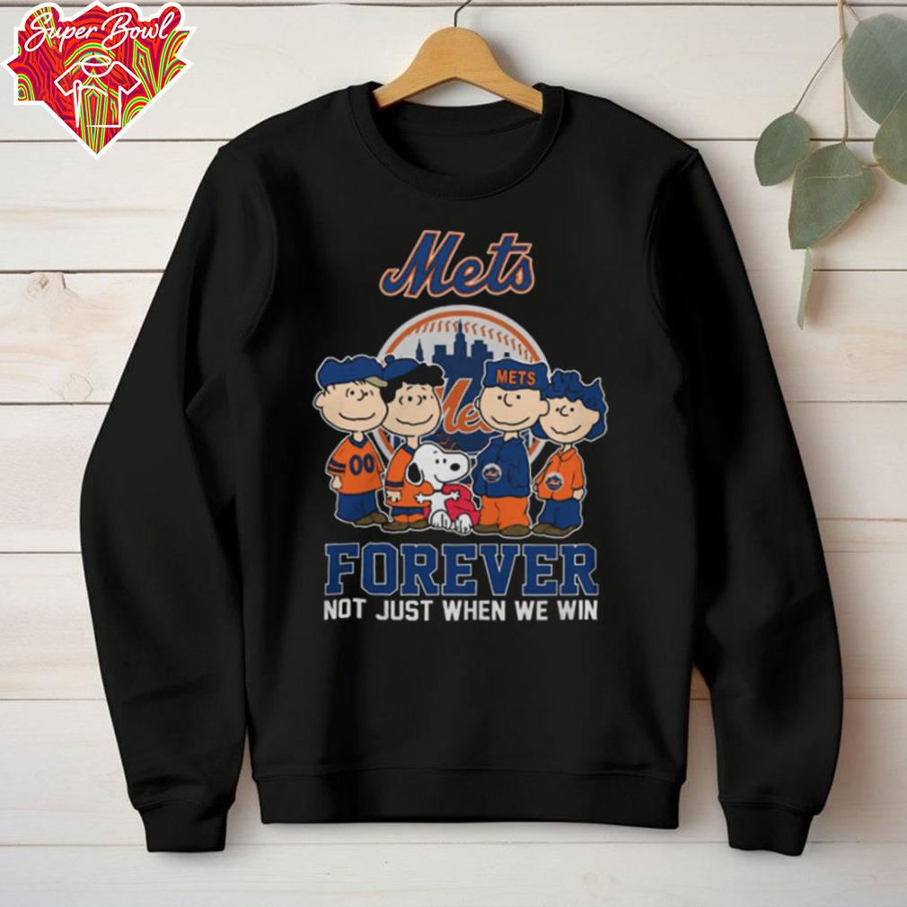 The Peanuts Movie Characters Mets Baseball Forever Not Just When We Win Tee The Peanuts Movie Characters Mets Baseball Forever Not Just When We Win Tee