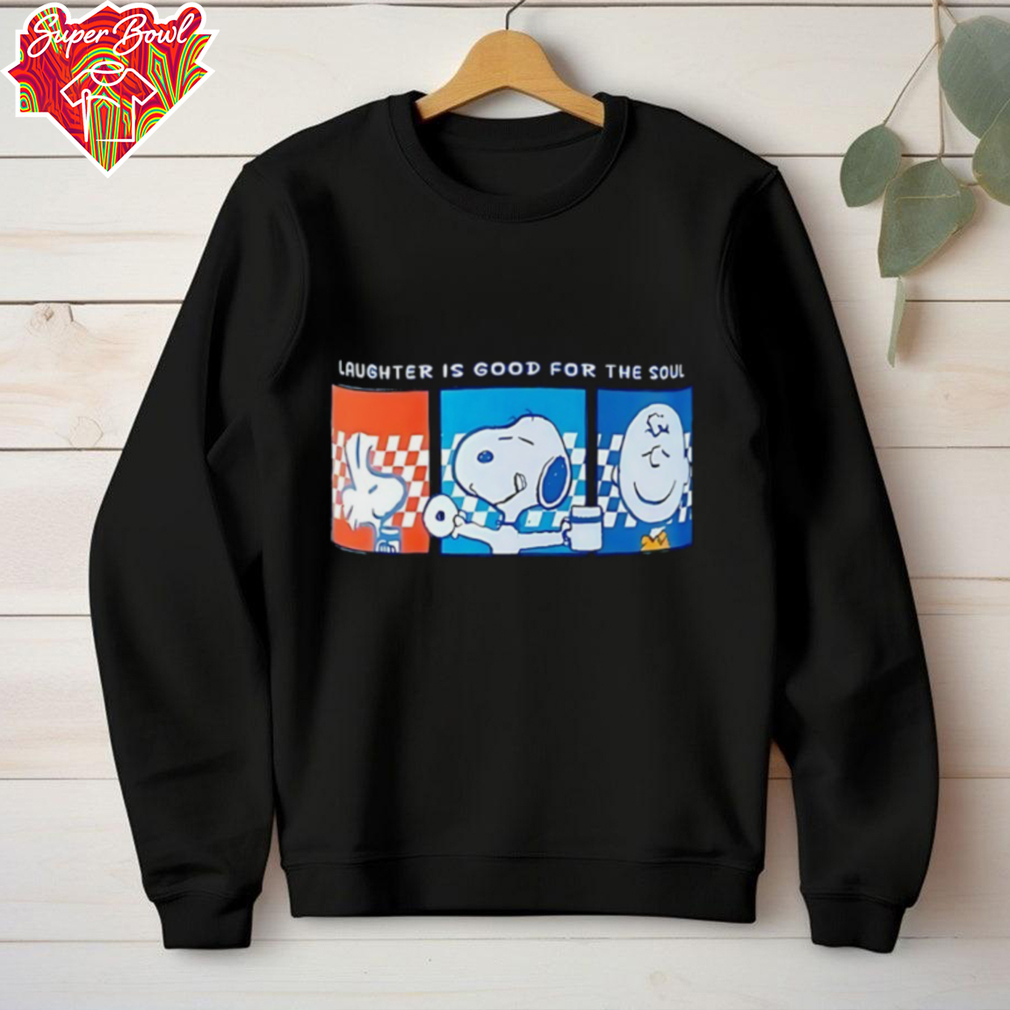 The Peanuts laughter is good for the soul shirt The Peanuts laughter is good for the soul shirt