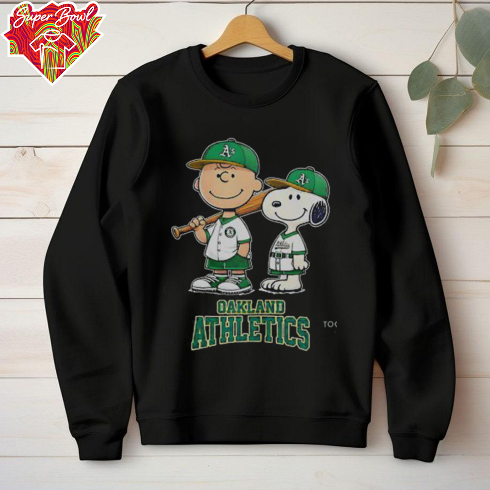 Top Oakland Athletics Charlie Brown And Snoopy Baseball Cartoon Fan T Shirtv Top Oakland Athletics Charlie Brown And Snoopy Baseball Cartoon Fan T Shirtv