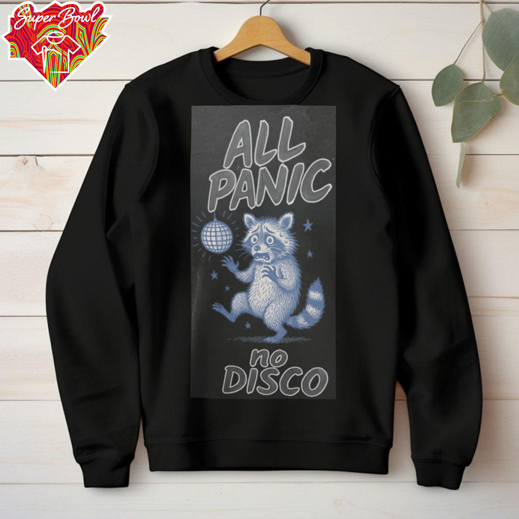 All Panic No Disco Raccoon T Shirt All Panic No Disco Raccoon T Shirt