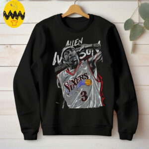 Allen Iverson 3 Philadelphia 76er the answer signature shirt
