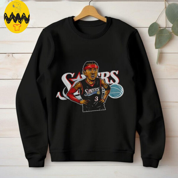 Allen Iverson 3 Philadelphia 76ers Basketball NBA shirt
