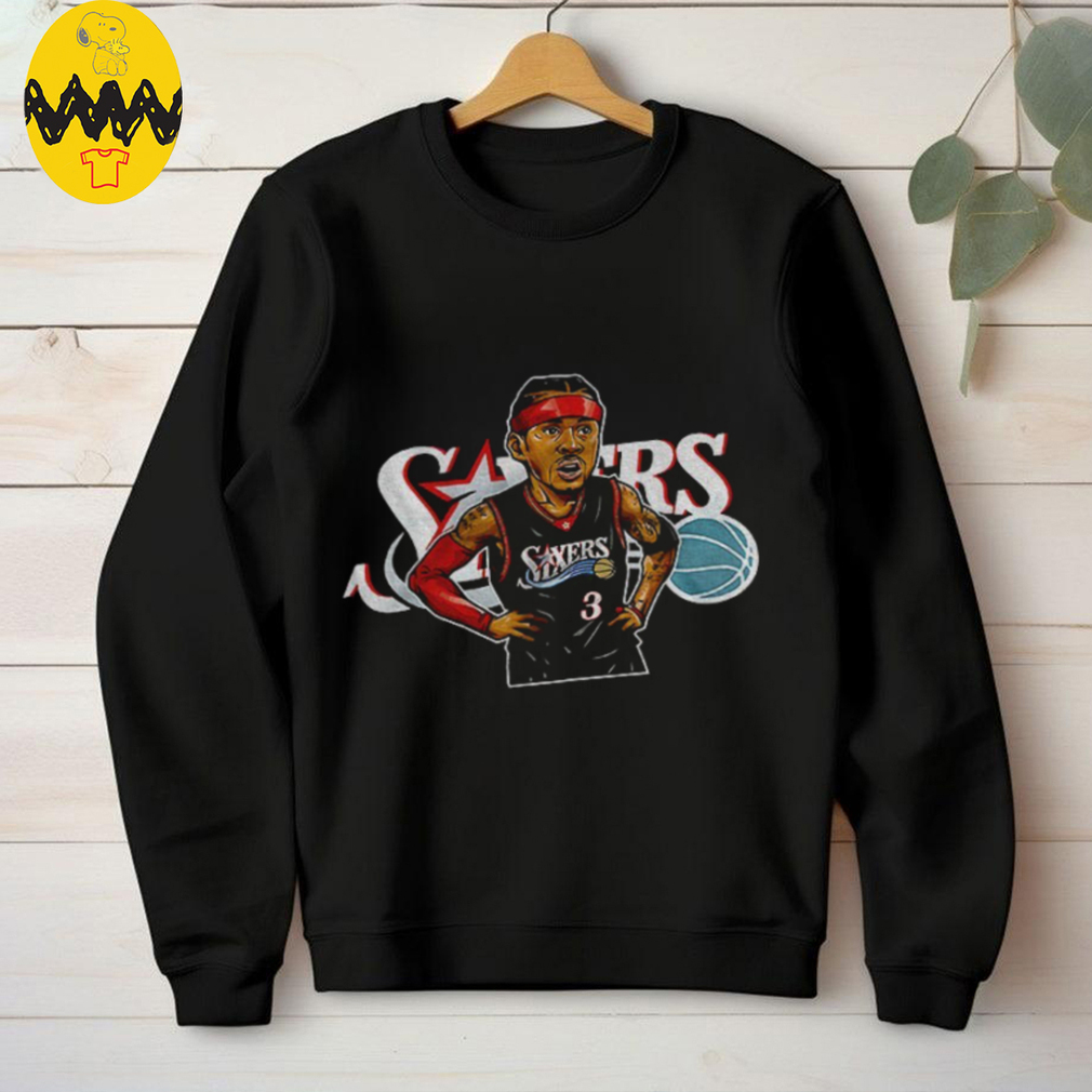 Allen Iverson 3 Philadelphia 76ers Basketball NBA shirt Allen Iverson 3 Philadelphia 76ers Basketball NBA shirt