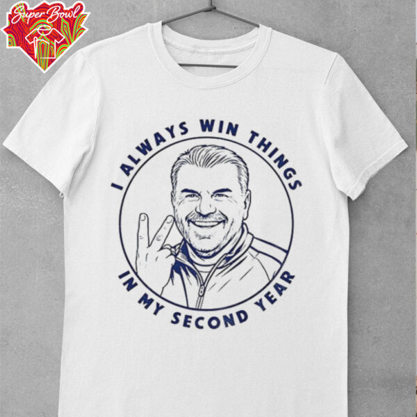 Ange Postecoglou I always win things in my second year shirt