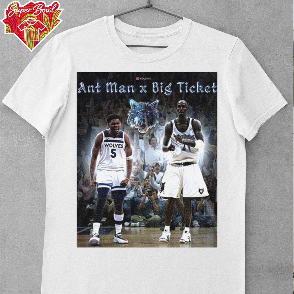 Anthony Edwards Ant Man x Big Ticket Minnesota Timberwolves shirt Anthony Edwards Ant Man x Big Ticket Minnesota Timberwolves shirt