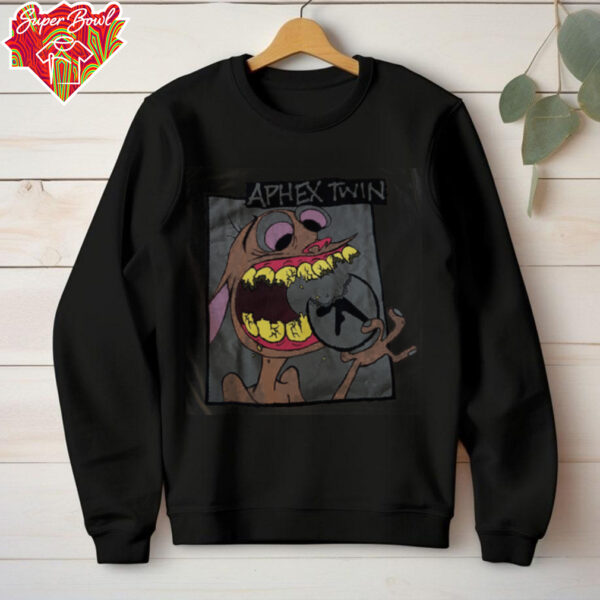 Aphex Twin Ren and Stimpy Mashup T Shirt