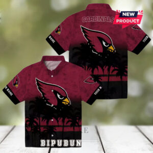 Arizona Cardinals Custom Sunset Pattern Hawaiian Shirt