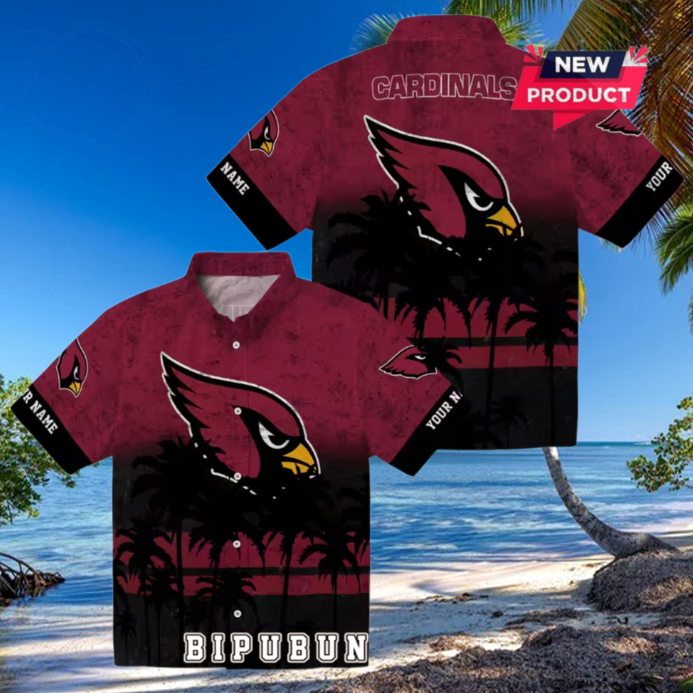 Arizona Cardinals Custom Sunset Pattern Hawaiian Shirt Arizona Cardinals Custom Sunset Pattern Hawaiian Shirt