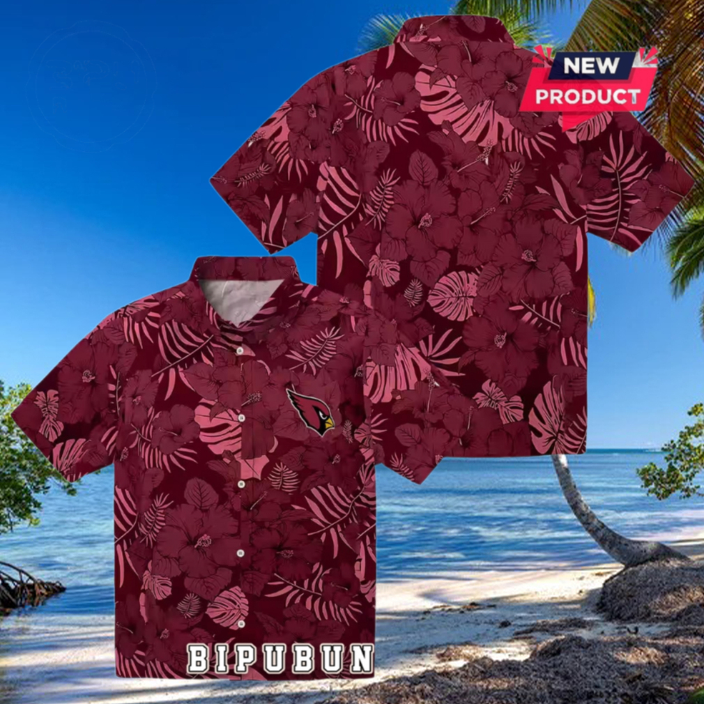Arizona Cardinals Jungle Vibes Hawaiian Shirt Arizona Cardinals Jungle Vibes Hawaiian Shirt