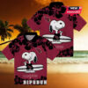 Arizona Cardinals Snoopy Surf Hawaiian Shirt