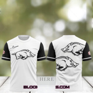 Arkansas Razorbacks New 2025 White Shirt