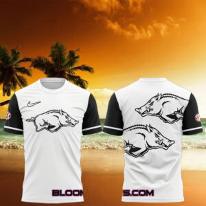 Arkansas Razorbacks New 2025 White Shirt
