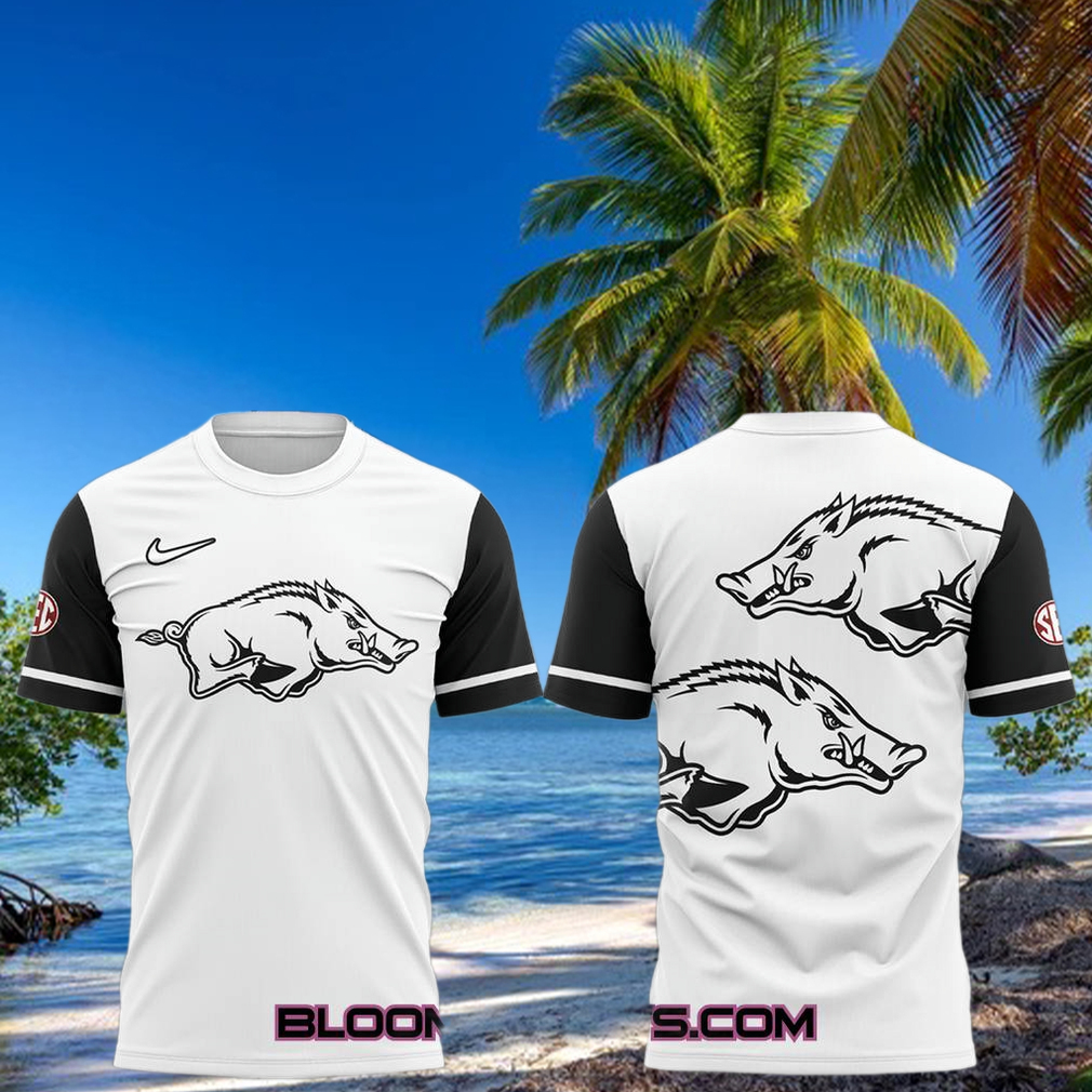 Arkansas Razorbacks New 2025 White Shirt Arkansas Razorbacks New 2025 White Shirt
