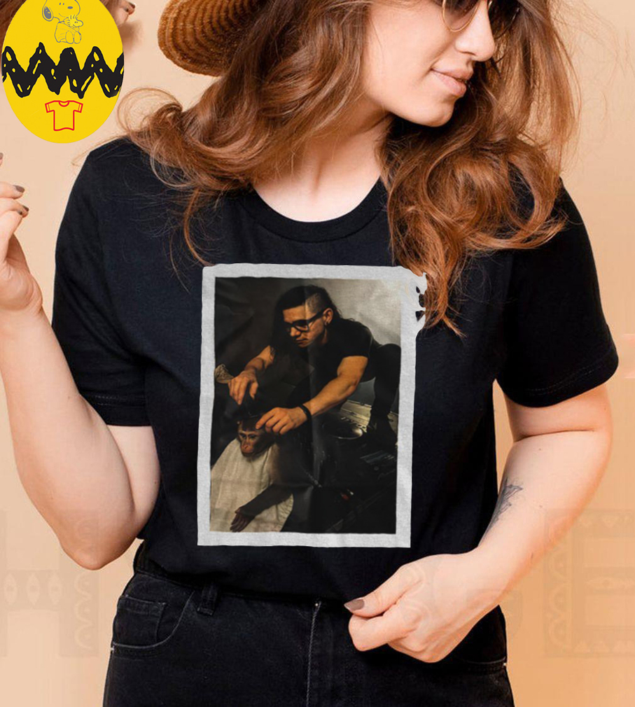 Artificial Intelligence Skrillex DJ cut hair for the monkey funny shirt Artificial Intelligence Skrillex DJ cut hair for the monkey funny shirt