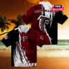 Atlanta Falcons Custom Edgy Streaks Hawaiian Shirt
