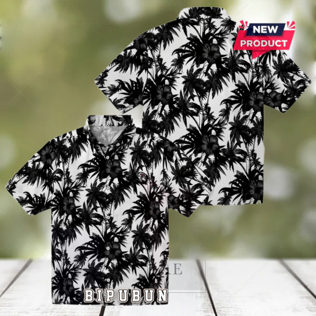 Atlanta Falcons Palm Motifs Hawaiian Shirt Atlanta Falcons Palm Motifs Hawaiian Shirt