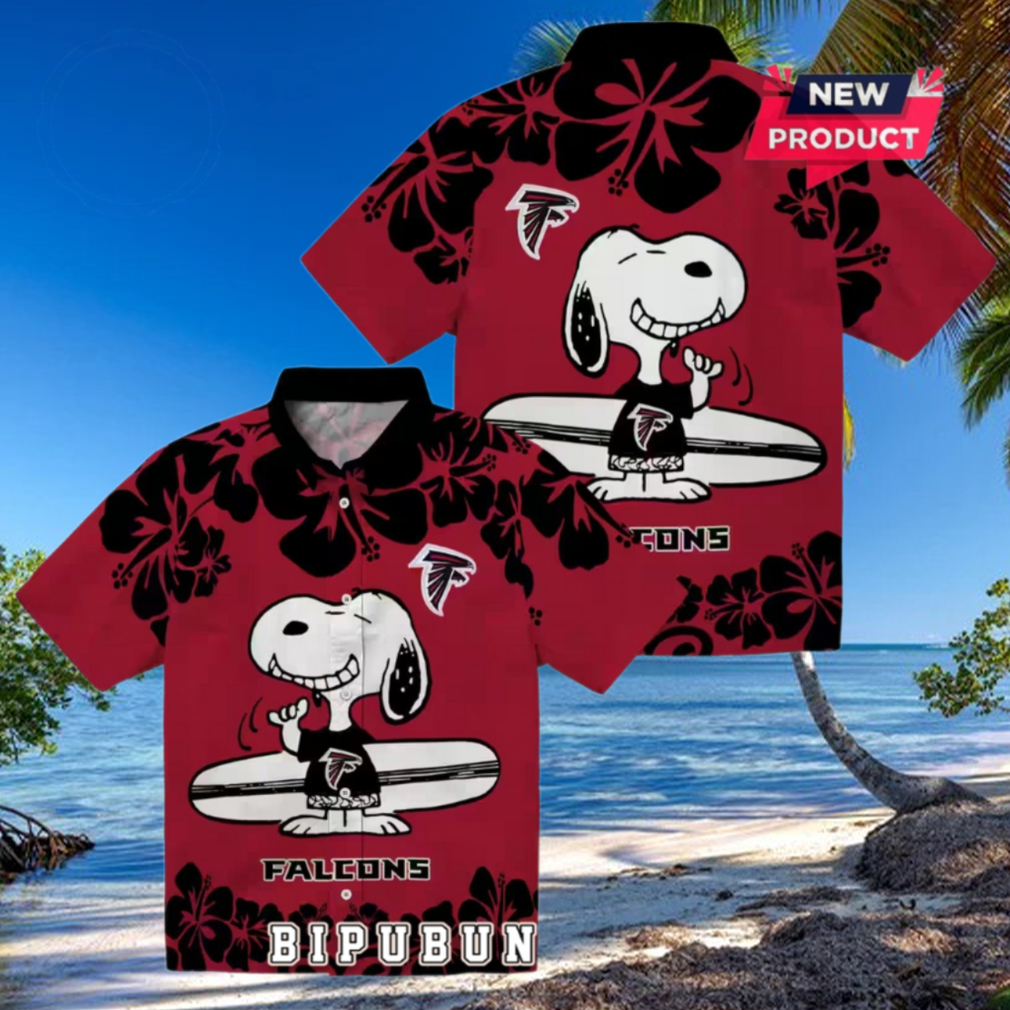 Atlanta Falcons Snoopy Surf Hawaiian Shirt Atlanta Falcons Snoopy Surf Hawaiian Shirt
