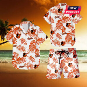Baltimore Orioles Beach Outfit Hawaiian Shirt